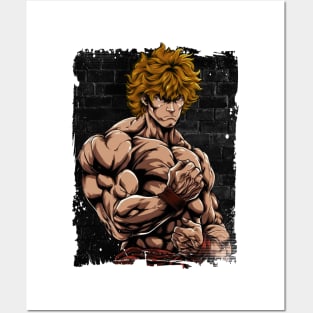 Martial Arts Fighter - Anime Shirt Posters and Art